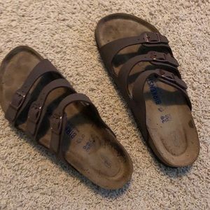 Birkenstock 3 strap sandals, barely worn